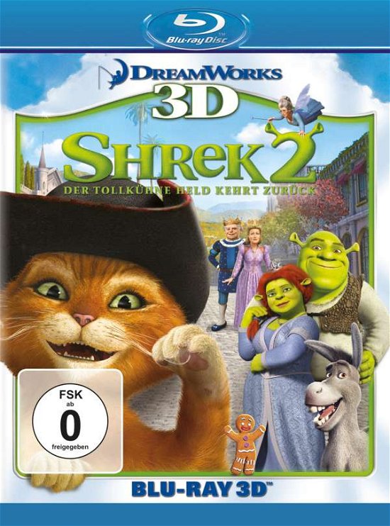Cover for Mike Myers,eddie Murphy,cameron Diaz · Shrek 2 3D,BD.8314690 (Bok) (2018)