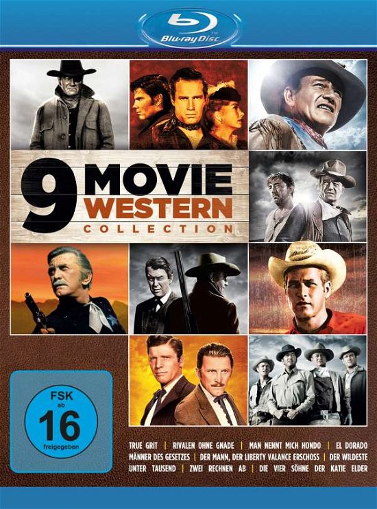 Cover for Kirk Douglas,john Wayne,james Stewart · 9 Movie Western Collection-vol.1 (Blu-ray) (2019)
