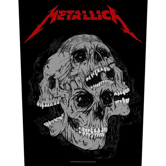 Cover for Metallica · Skulls (Backpatch) (Patch) [Black edition] (2019)