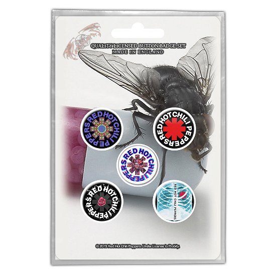 Red Hot Chili Peppers Button Badge Pack: I'm With You (Retail Pack) - Red Hot Chili Peppers - Merchandise - PHM - 5055339795900 - October 28, 2019