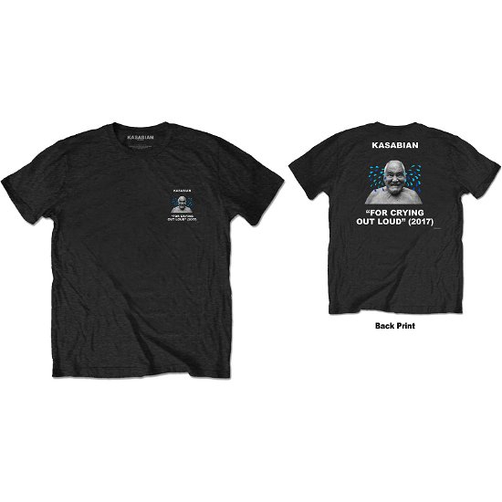 Kasabian Unisex T-Shirt: For Crying Out Loud (Back Print) - Kasabian - Koopwaar - Bravado - 5055979997900 - 