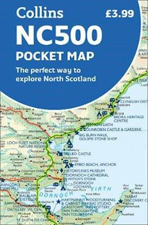 Collins Road Map: NC500 Pocket Map: The perfect way to explore North Scotland - Collins - Books - Collins - 9780008456900 - July 1, 2021