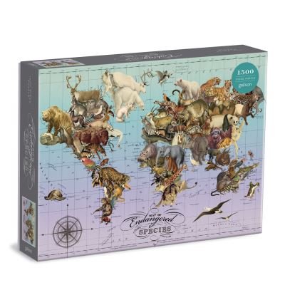Wendy Gold Endangered Species 1500 Piece Puzzle - Galison - Board game - Galison - 9780735369900 - September 16, 2021
