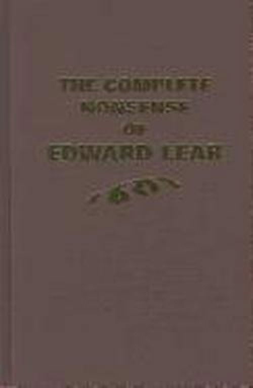 Cover for Edward Lear · Complete Nonsense of Edward Lear (Inbunden Bok) (1940)