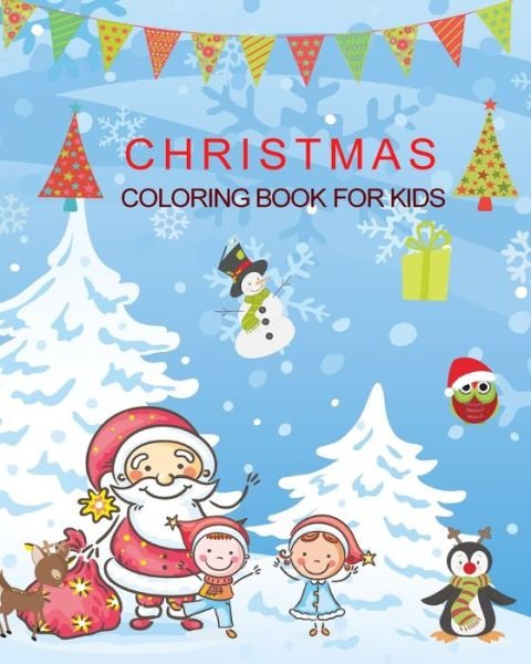 Cover for Dane Grunn · Christmas Coloring Book for Kids (Pocketbok) (2024)