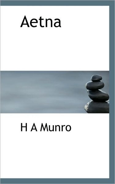 Cover for H a Munro · Aetna (Taschenbuch) [Latin edition] (2009)