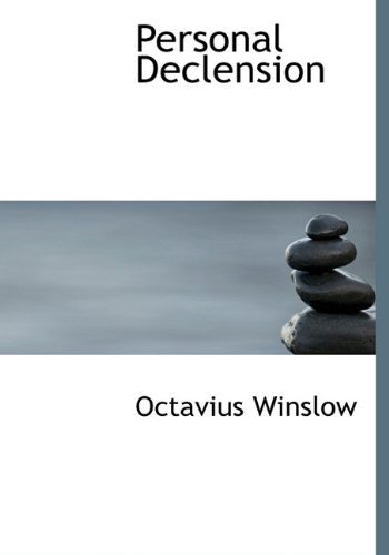 Cover for Octavius Winslow · Personal Declension (Innbunden bok) (2009)