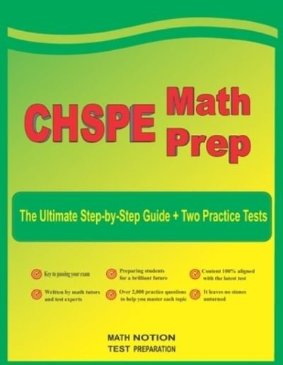 Cover for Michael Smith · CHSPE Math Prep (Paperback Book) (2021)