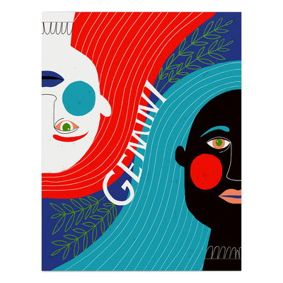 Cover for Lisa Congdon · 6-Pack Lisa Congdon for Em &amp; Friends Gemini Card (MISC) (2020)