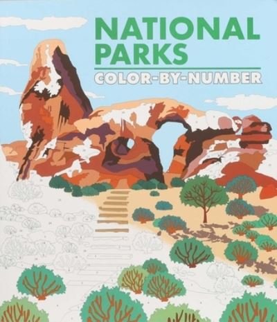 Cover for Editors of Thunder Bay Press · National Parks Color-By-Number (Buch) (2023)