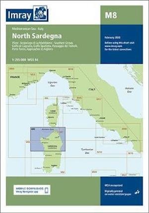 Cover for Imray · Imray Chart M8: North Sardegna - Imray M Charts (Landkarten) [New edition] (2020)