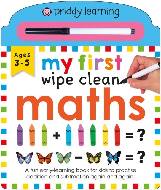 Cover for Roger Priddy · My First Wipe Clean Maths - My First Wipe Clean (Board book) (2024)