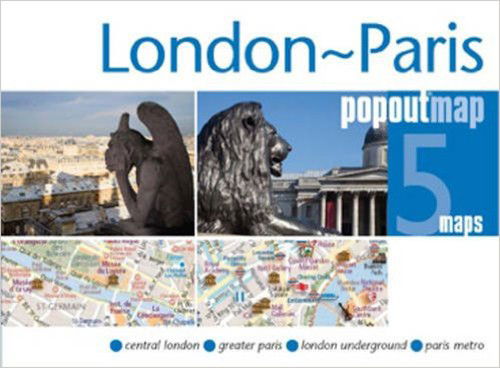 Popout Maps: London Paris - Popout Map - Kirjat - PopOut Maps - 9781845878900 - perjantai 23. syyskuuta 2011