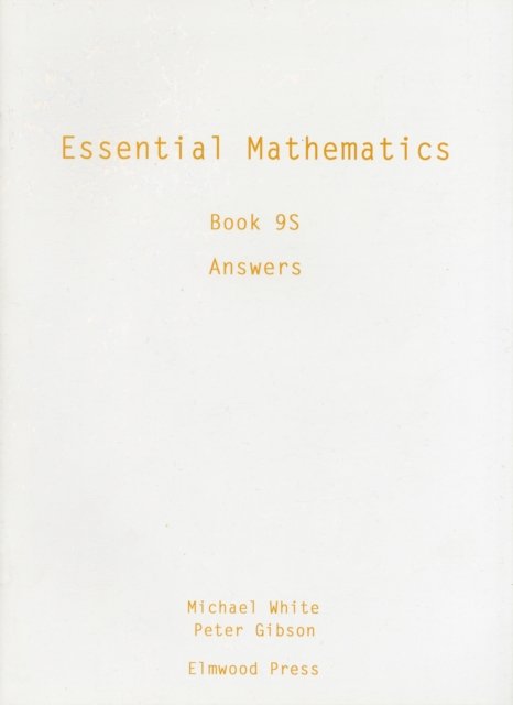 Cover for Michael White · Essential Maths (Answers) (Paperback Bog) (2010)