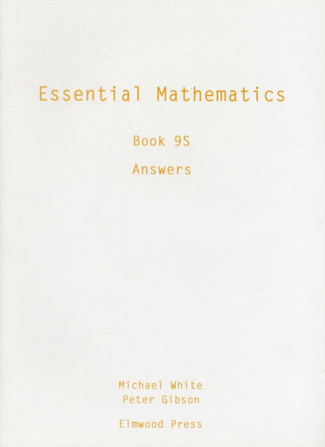 Cover for Michael White · Essential Maths (Answers) (Paperback Bog) (2010)