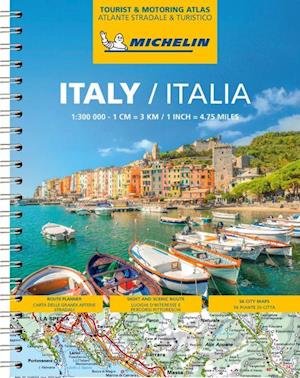 Cover for Michelin · Italy - Tourist and Motoring Atlas (A4-Spiral): Tourist &amp; Motoring Atlas A4 spiral (Spiral Book) [19th edition] (2023)