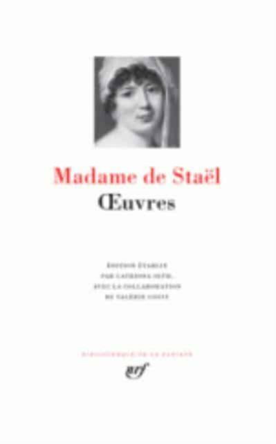 Cover for Germaine de Stael-Holstein · Oeuvres (Hardcover Book) (2017)