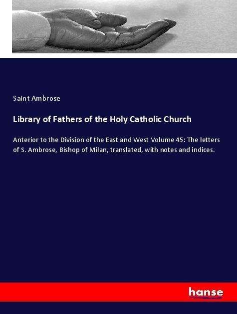 Cover for Ambrose · Library of Fathers of the Holy (Book)