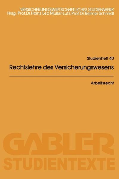 Cover for Karin Nipperdey · Arbeitsrecht (Paperback Bog) [3rd 3. Aufl. 1983 edition] (1983)