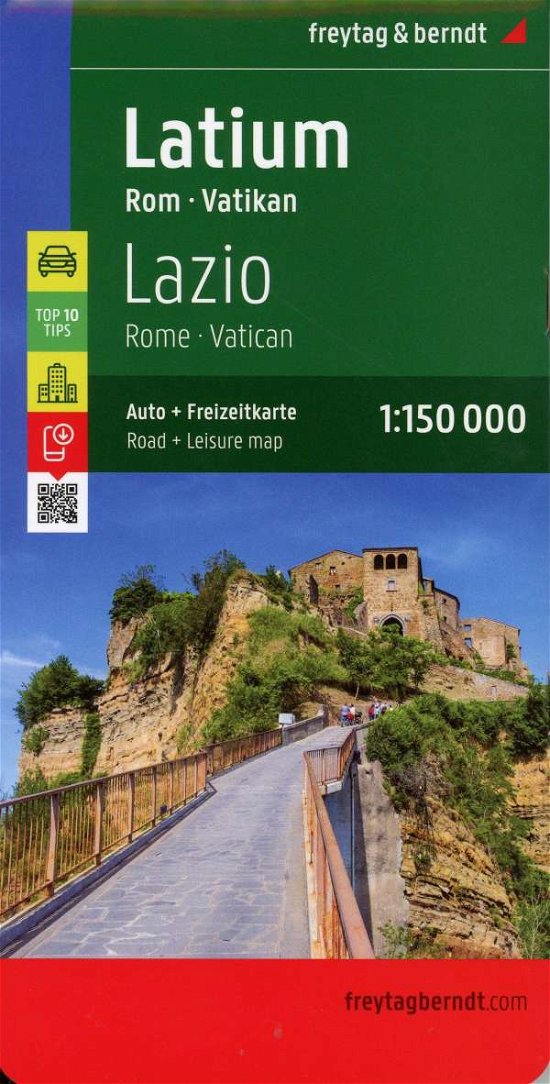 Cover for Lazio - Rome - Vatican Road Map 1:150 000 (Kort) (2014)