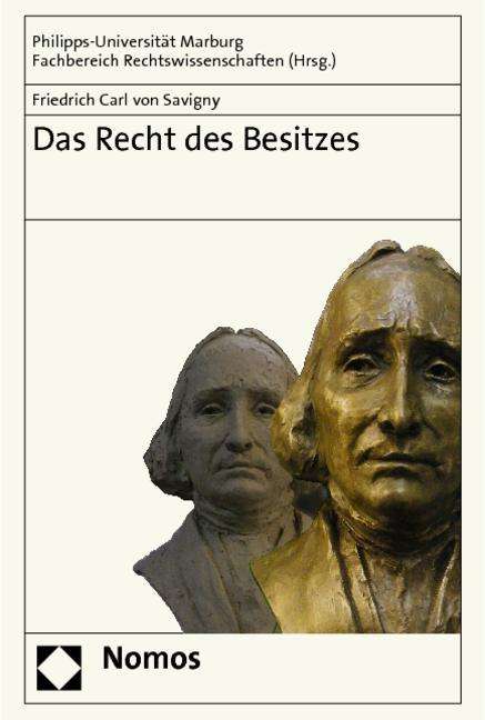 Cover for Savigny · Recht des Besitzes (Book)