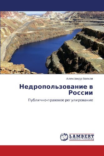 Cover for Aleksandr Volkov · Nedropol'zovanie V Rossii: Publichno-pravovoe Regulirovanie (Taschenbuch) [Russian edition] (2010)