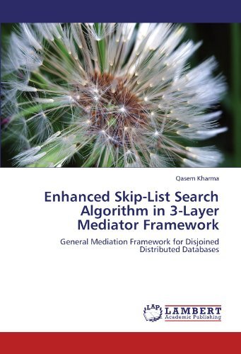Enhanced Skip-list Search Algorithm in 3-layer Mediator Framework: General Mediation Framework for Disjoined Distributed Databases - Qasem Kharma - Books - LAP LAMBERT Academic Publishing - 9783846514900 - September 26, 2011
