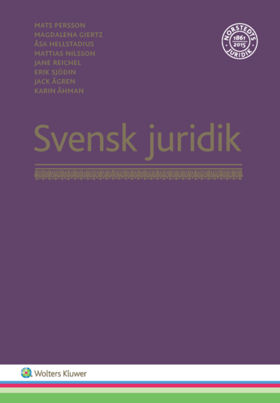Cover for Karin Åhman · Svensk juridik (Bog) (2017)