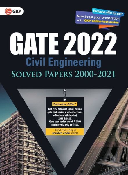 Cover for G K Publications (P) Ltd · Gate 2022 Civil Engineering Solved Papers (2000-2021) (Paperback Book) (2021)