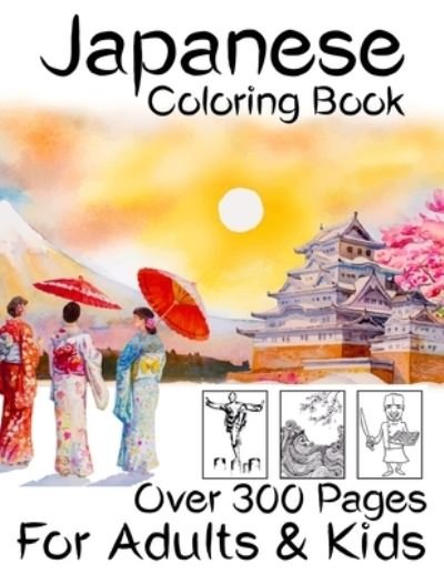 Cover for Jh Human Publications · Japanese Coloring Book Over 300 Pages for Adults and Kids (Paperback Bog) (2020)