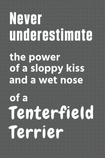 Cover for Wowpooch Press · Never underestimate the power of a sloppy kiss and a wet nose of a Tenterfield Terrier (Pocketbok) (2020)
