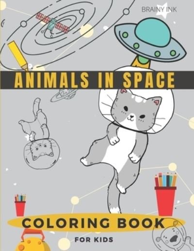 Cover for Space Kiddy · Animals in Space Coloring Book for Kids (Pocketbok) (2020)