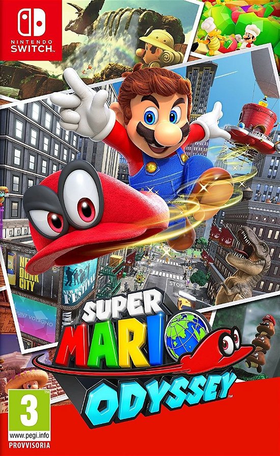 Cover for Switch · Switch - Super Mario Odyssey - It (switch) (PS4)