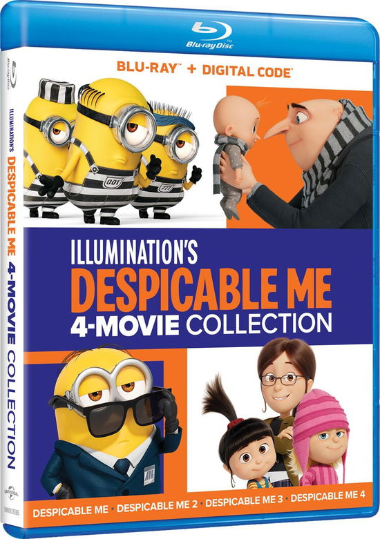 Cover for Despicable Me 4-movie Collection (Blu-ray) (2024)