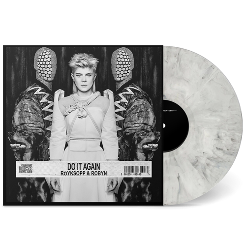 Cover for Röyksopp &amp; Robyn · Do It Again (LP) [White / Black Marbled Vinyl edition] (2024)