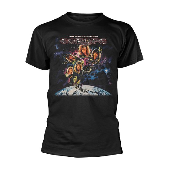 Cover for Europe · The Final Countdown (Album) (T-shirt) [size S] [Black edition] (2020)