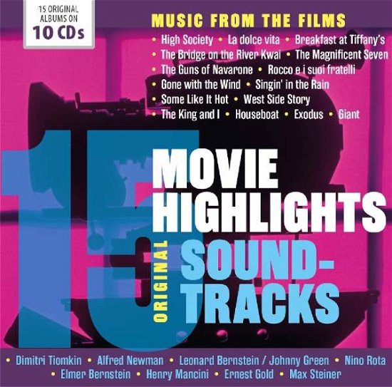 Cover for Aa.vv. · 15 Movie Highlights - Soundtrack (CD) (2018)