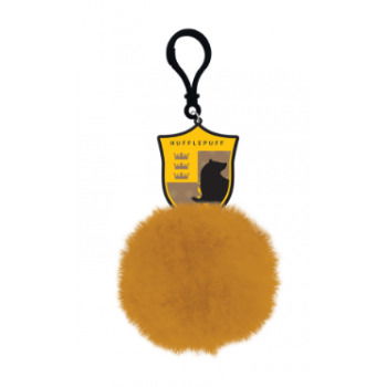 Hufflepuff Shieid Pom Pom Keychain (Portachiavi) - Harry Potter: Pyramid - Gadżety - - 5050293390901 -