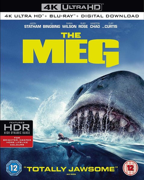 Cover for The Meg 4k · The Meg (4K UHD Blu-ray) (2018)