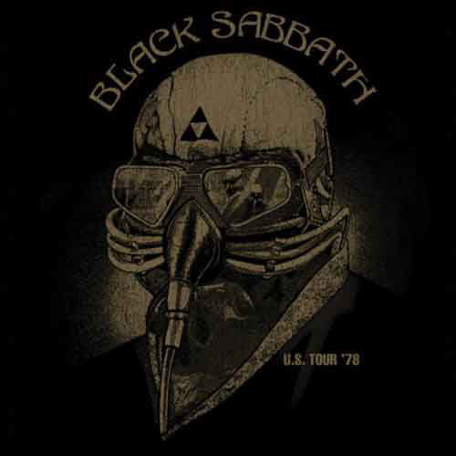 Black Sabbath Single Cork Coaster: US Tour 1978 - Black Sabbath - Mercancía - Bravado - 5055295388901 - 17 de junio de 2015