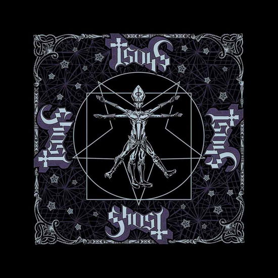 Ghost Unisex Bandana: Vitruvian Ghost - Ghost - Produtos - Razamataz - 5056170620901 - 