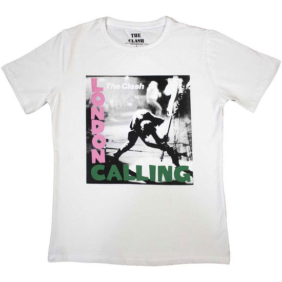 Cover for Clash - The · The Clash Ladies T-Shirt: London Calling (White) (T-shirt) [size S] (2023)