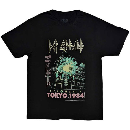 Def Leppard Unisex T-Shirt: Tokyo (Black) - Def Leppard - Koopwaar -  - 5056737227901 - 24 januari 2024