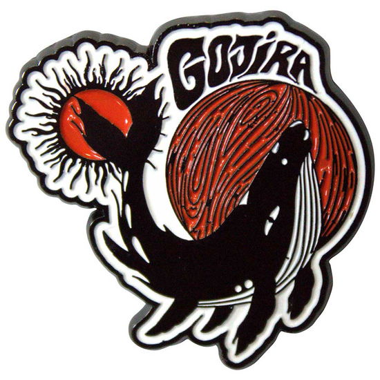 Cover for Gojira · Gojira Pin Badge: Whale (Anstecker)