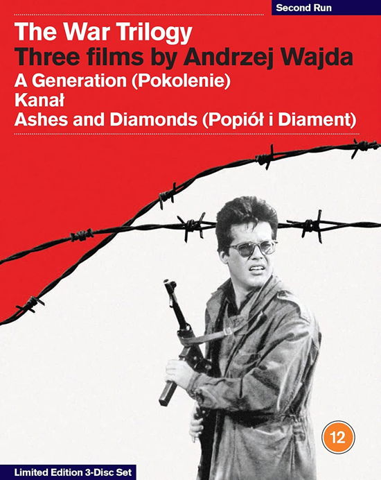 The War Trilogy - Andrzej Wajda Collection Limited Edition - War Trilogy: Three Films by Andrzej Wajda - Film - Second Run - 5060114151901 - 5. december 2022