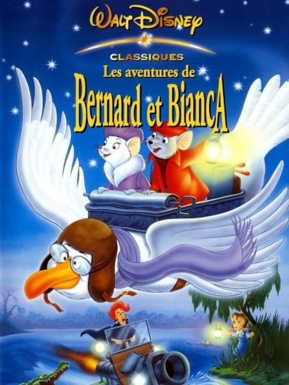 Cover for Disney · Bernard &amp; Bianca (DVD)