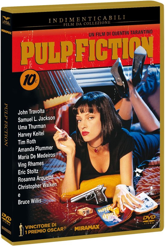 Cover for Rosanna Arquette,maria De Medeiros,samuel L. Jackson,harvey Keitel,amanda Plummer,ving Rhames,tim Roth,eric Stoltz,quentin Tarantino,uma Thurman,john Travolta,christopher Walken,bruce Willis · Pulp Fiction (Indimenticabili) (DVD) (2021)