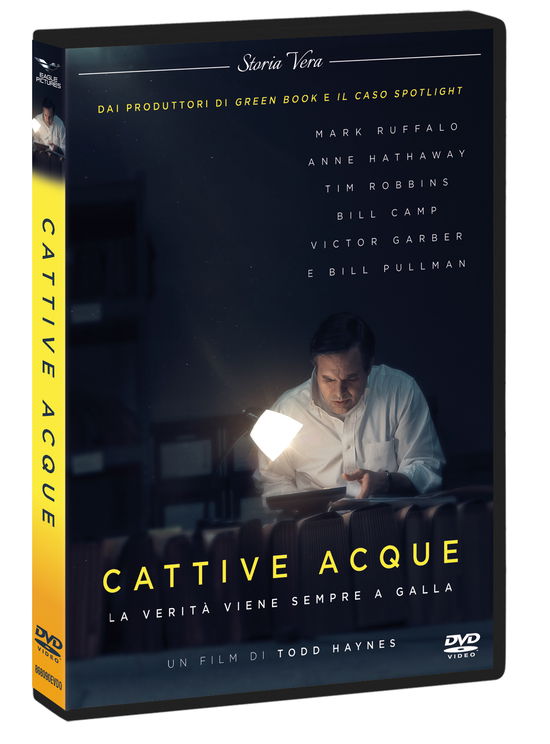 Cover for Anne Hathaway,tim Robbins,mark Ruffalo · Cattive Acque - ''Storia Vera'' (DVD) (2020)