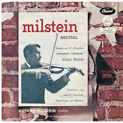 Nathan Milstein Recital - Nathan Milstein - Musikk - ANALOGPHONIC - 8808678160901 - 7. august 2020