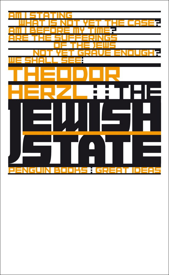 Cover for Theodor Herzl · The Jewish State - Penguin Great Ideas (Paperback Book) (2010)